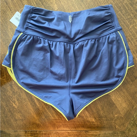 Free People Movement Navy High-Waisted Running Shorts - Picture 4 of 6